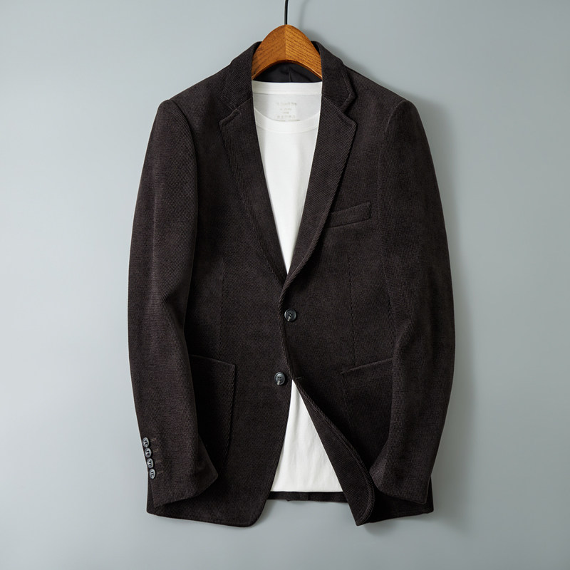 男士厚款西装外套商务休闲西服男6101P165,男装西服套装,电商D225
