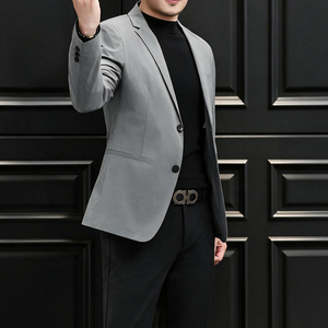 新款男士小西装 青年修身秋季休闲西服 2382 P165图片 新款男士小西装 青年修身秋季休闲西服 2382 P165图片