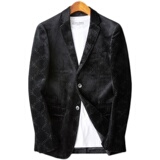 2021男士平绒休闲西服单件上衣便服小西装金丝绒6815P195控价368，男装西服，电商D225
