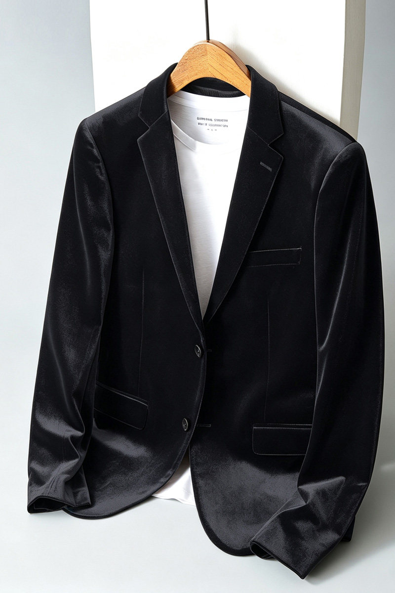 男装金丝绒小西装男士商务休闲西服XZ6801P175,男装西服套装,电商D225