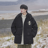 中性风23冬季潮流复古时尚百搭连帽情侣羽绒服外套YR363P225控298，男装羽绒服，电商A247