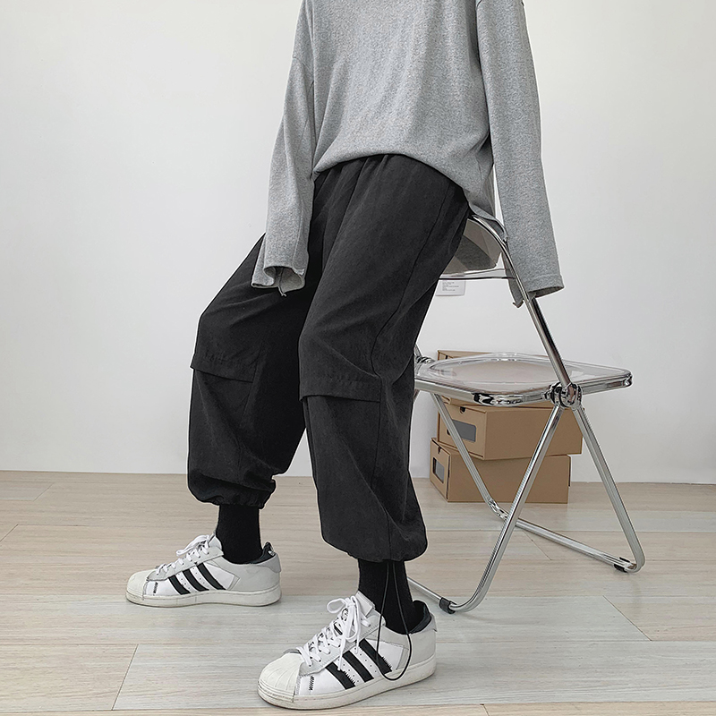 Hong Kong Style 20 / autumn / winter loose harem casual pants wide leg pants