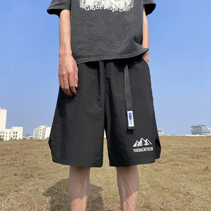 夏季宽松潮流速干沙滩裤运动短裤五分裤 A271特批P30控48图片