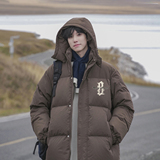 中性风23冬季潮流复古时尚百搭连帽情侣羽绒服外套YR363P225控298，男装羽绒服，电商A247