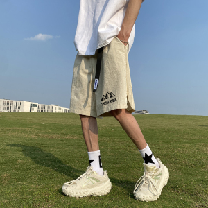 夏季宽松潮流速干沙滩裤运动短裤五分裤 A271特批P30控48图片
