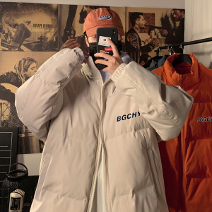 港风冬季中性面包服外套超厚羽绒棉立领棉衣 MY2027 P115控138图片