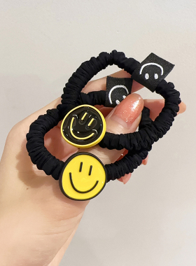 可爱笑脸发圈扎头发皮筋