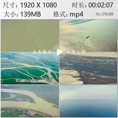 航拍湖南岳阳洞庭湖与长江汇流处丰水期枯水期湿地鸟群视频素材