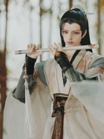 BJD Flute была использована в древнем стиле флейты, чтобы подражать белой нефритовой флейте 4 балла, 3 очка, полноразмерная многократная настройка дяди и мученика