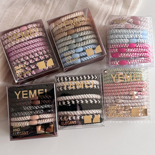 简约发圈头 夏季 芝麻色装 高弹力橡皮筋头绳女扎头发耐用发绳新款