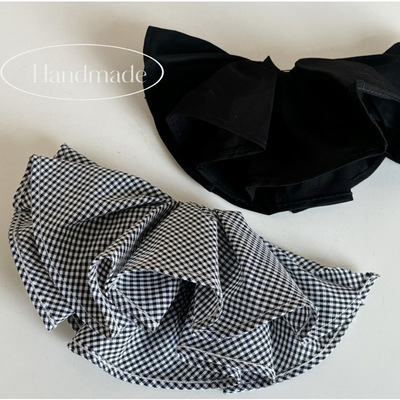 挺阔感立体双层大号裙摆花苞