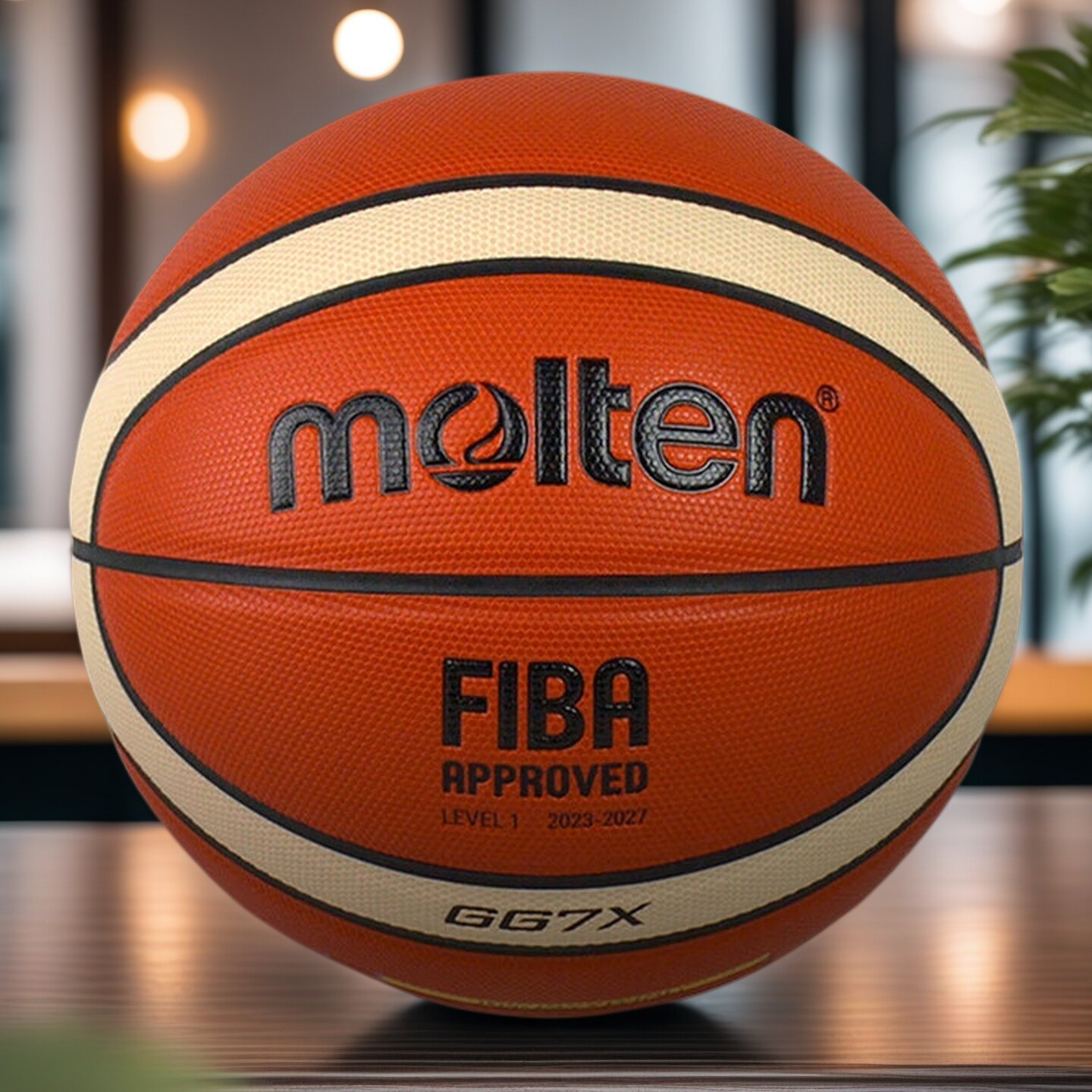 摩腾篮球GG7X正品高级PU室内比赛7号蓝球FIBA公认高等级赛事用球