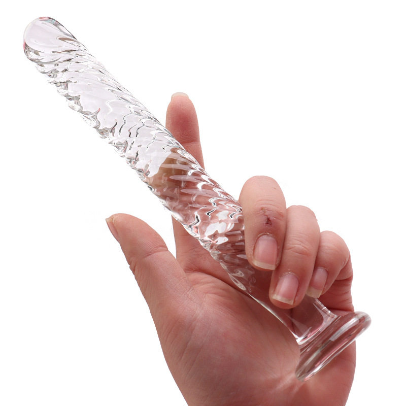 家用火爆美容透明水晶玻璃棒多功能家用护理睡前按摩身体穴位按摩