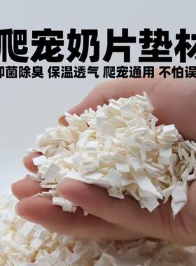 爬宠白豆腐垫材仓鼠蜥蜴小宠物蛇吸水除臭无尘小方块奶砖专用纸粒