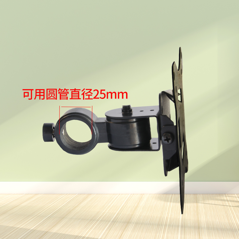 配件显示器支架子套管子2.5厘米12-24英寸显示器安装头横竖屏旋转