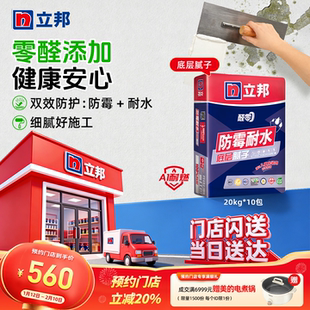 立邦批乐宝底层耐水腻子粉内墙家用墙面修补白色墙壁修复涂料同城