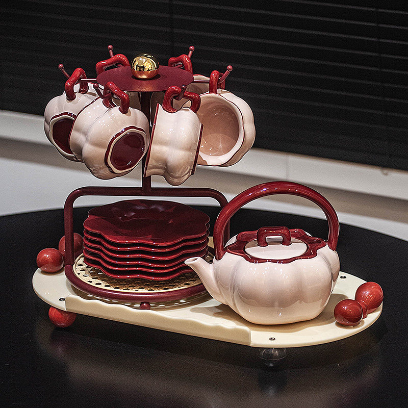 陶瓷茶具茶壶套装家用客厅待客水杯新婚礼物乔迁新居生日搬家礼物