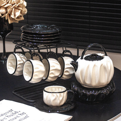 家居桌面咖啡杯碟马克杯带手把喝水杯子茶杯置物架收纳架悬挂杯架