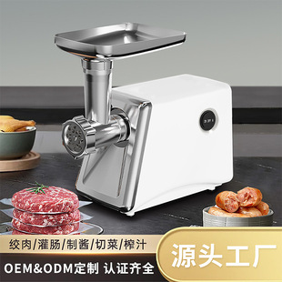 电动绞肉机多功能家用绞肉灌肠机外贸220V欧规110V美规插电式