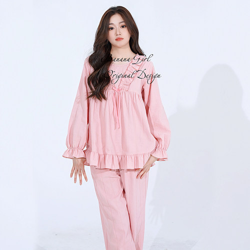 bananagirl女士长袖春秋季睡衣