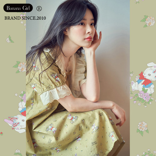 Bananagirl睡裙可爱短袖