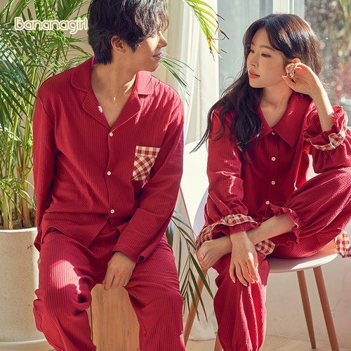 bananagirl睡衣纯棉简约甜美结婚