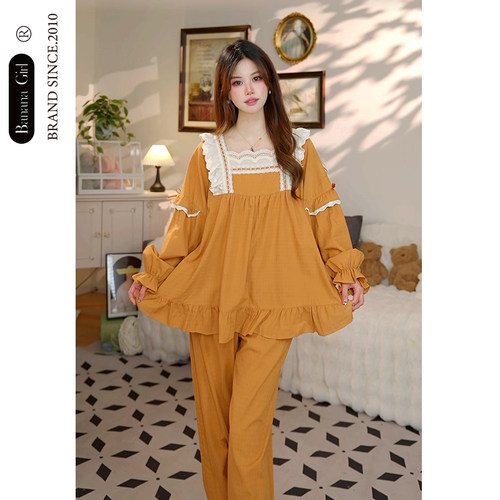 bananagirl女士宽松大码睡衣