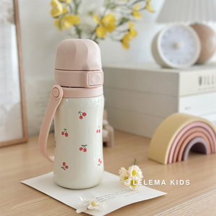 韩国格罗咪咪Grosmimi新品宝宝水杯儿童手拎保温杯直饮杯300ml