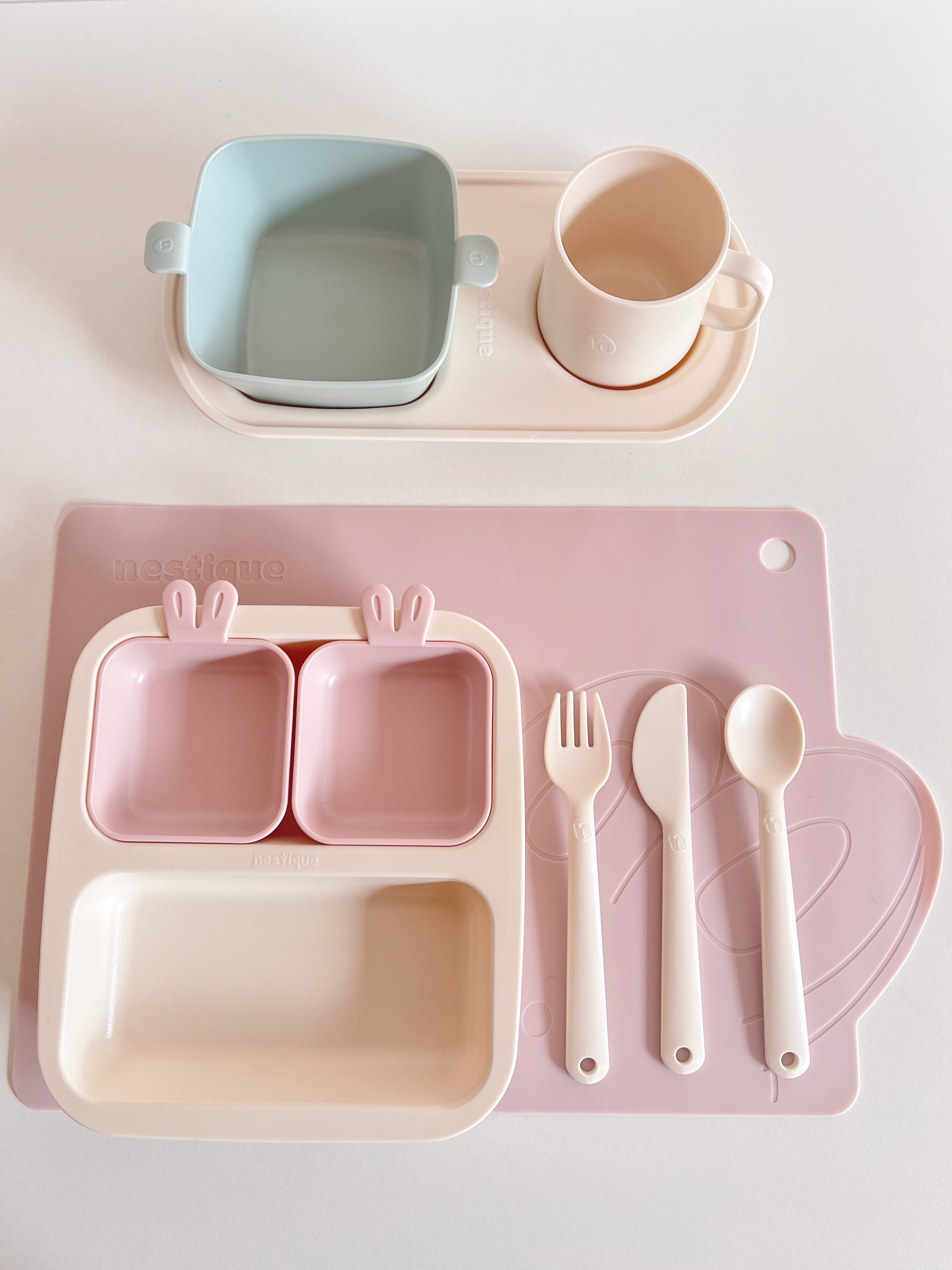 nestique高颜值水杯早餐碗盘套装