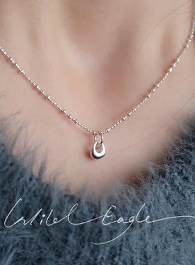 荒野鹰原创手工纯银S925链锁骨链