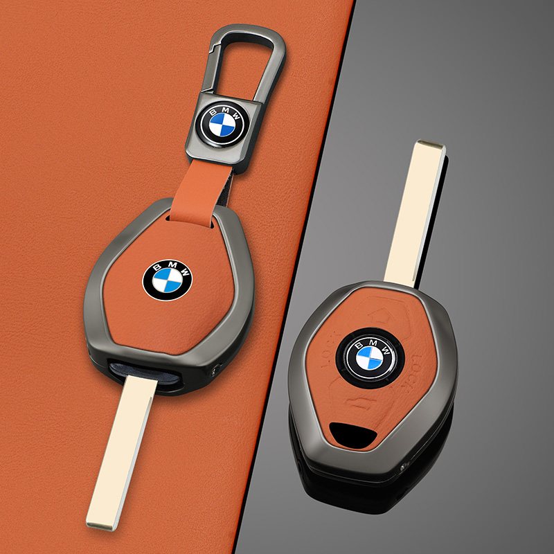 适用宝马老款直板钥匙套X3 5 Z3 4 3 5 7系E38 E39 E46 E83车包扣