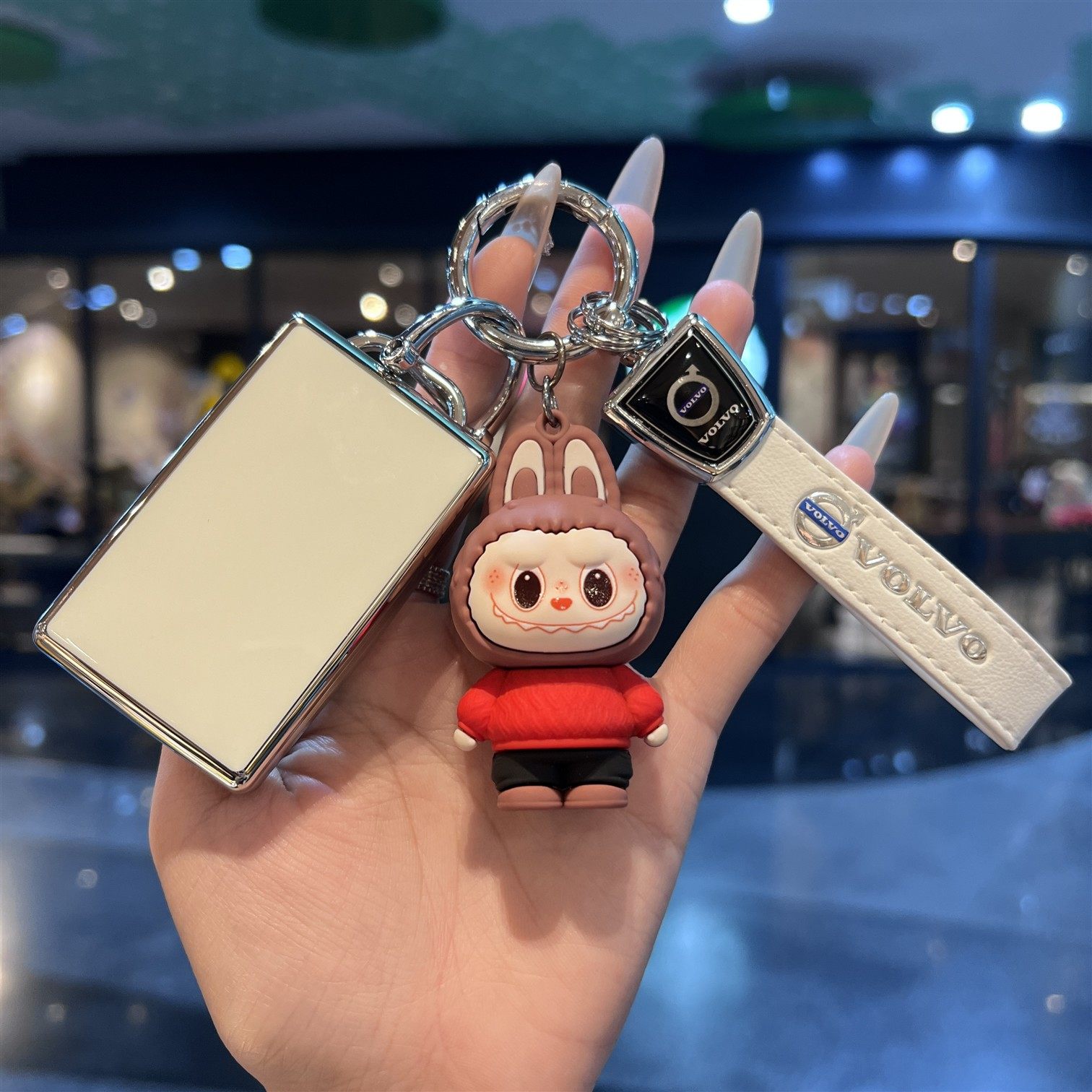 适用2026款沃尔沃EX30车钥匙套25款沃尔沃ex30保护壳实体钥匙包扣