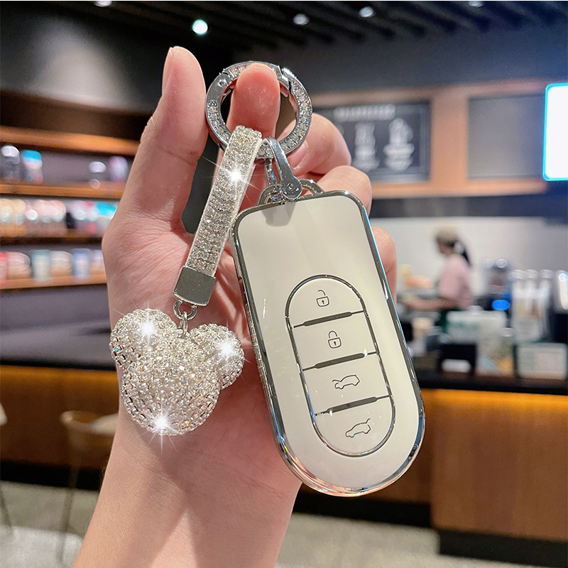 适用2025款奔驰smart5号车钥匙套24新款斯玛特#5五保护壳高档包扣