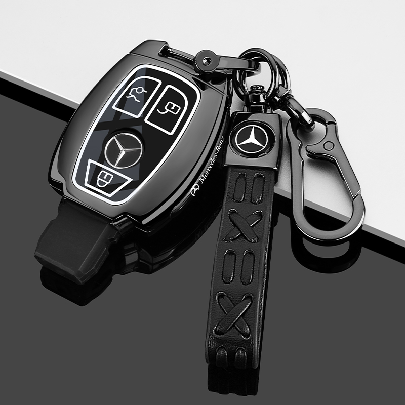 2019款奔驰GLC300L钥匙套16-19款汽车GLC260老款GLC200高端包壳扣