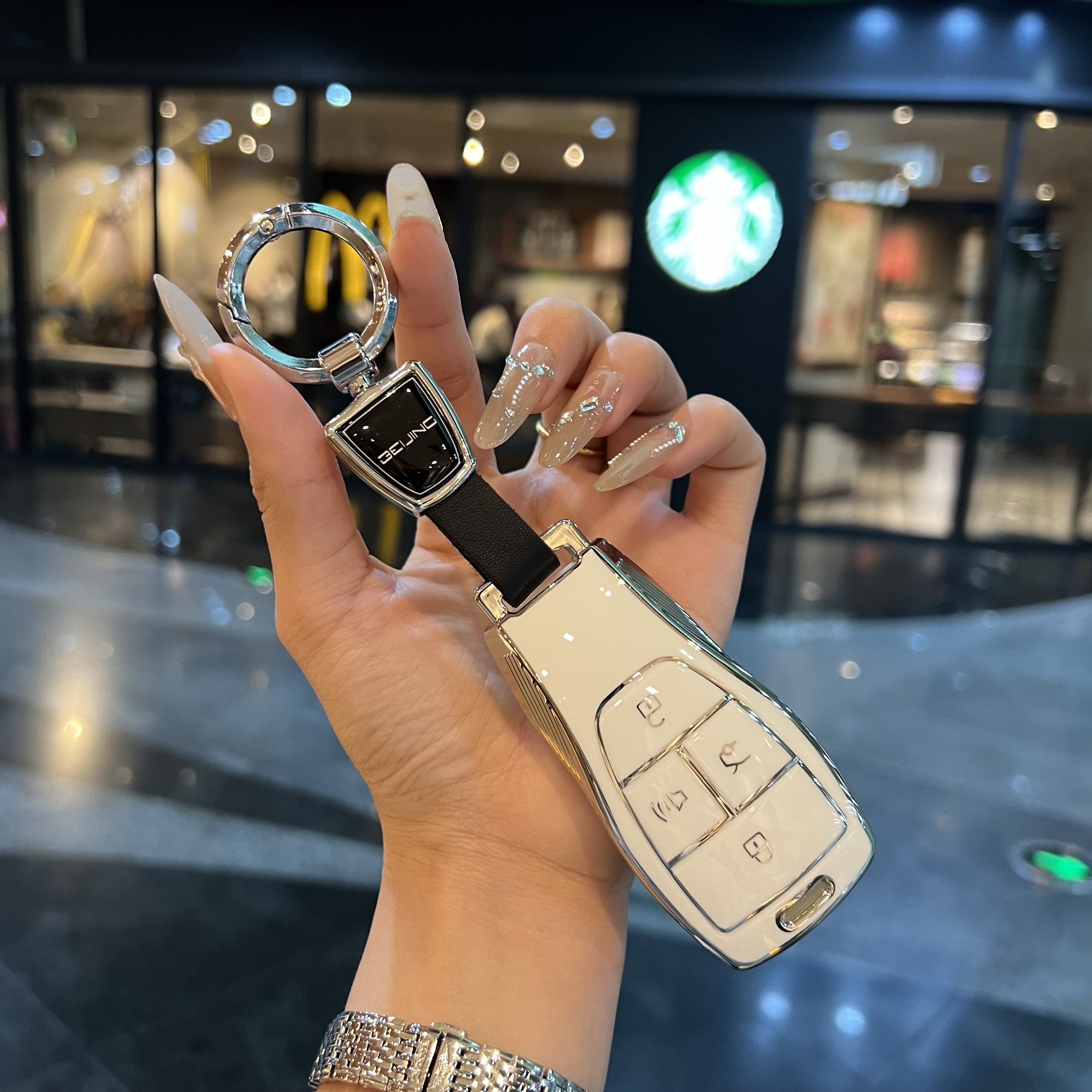 北京汽车BJ40钥匙套BJ80bj60F40 BJ30魔方EU5EU7PLUSX7包扣壳男女