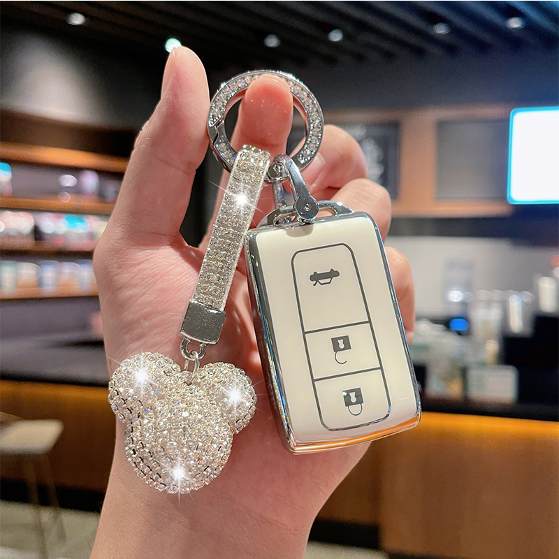 适用于老款丰田皇冠车钥匙套08老款05普锐斯12代壳04-09Prius包扣