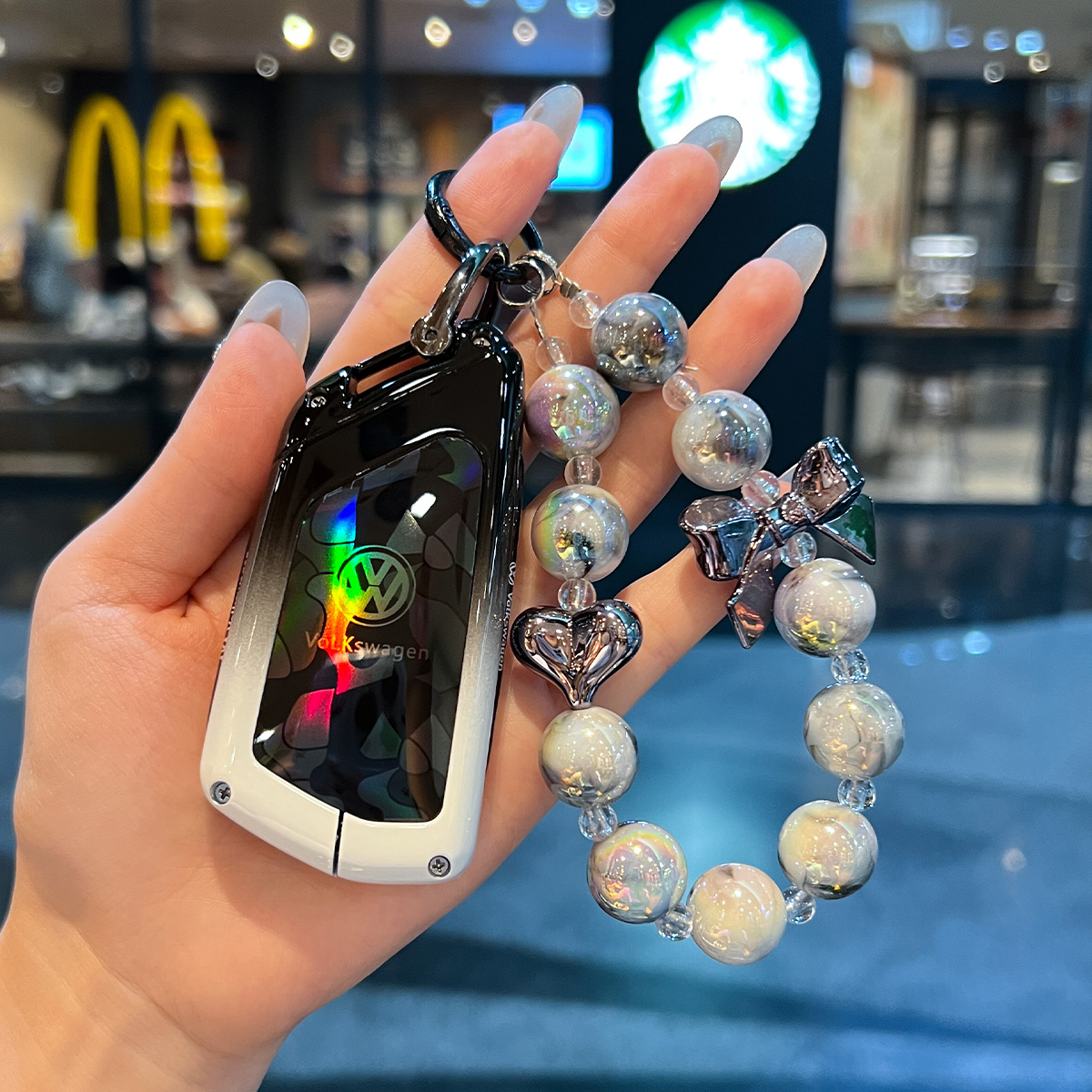 大众高尔夫8钥匙套id4凌渡L揽巡id3揽境rline八代pro包id6途昂x女