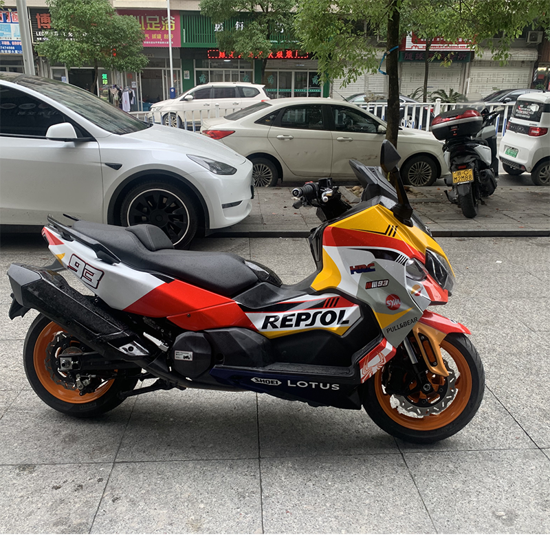 定制三阳tl500贴花508改装贴纸车身贴全车贴画保护贴膜防水版画拉