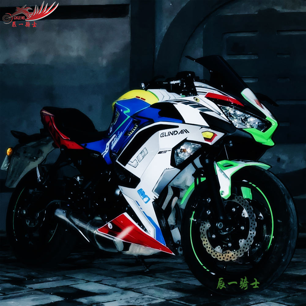 川崎忍者ninja650版画拉花贴纸