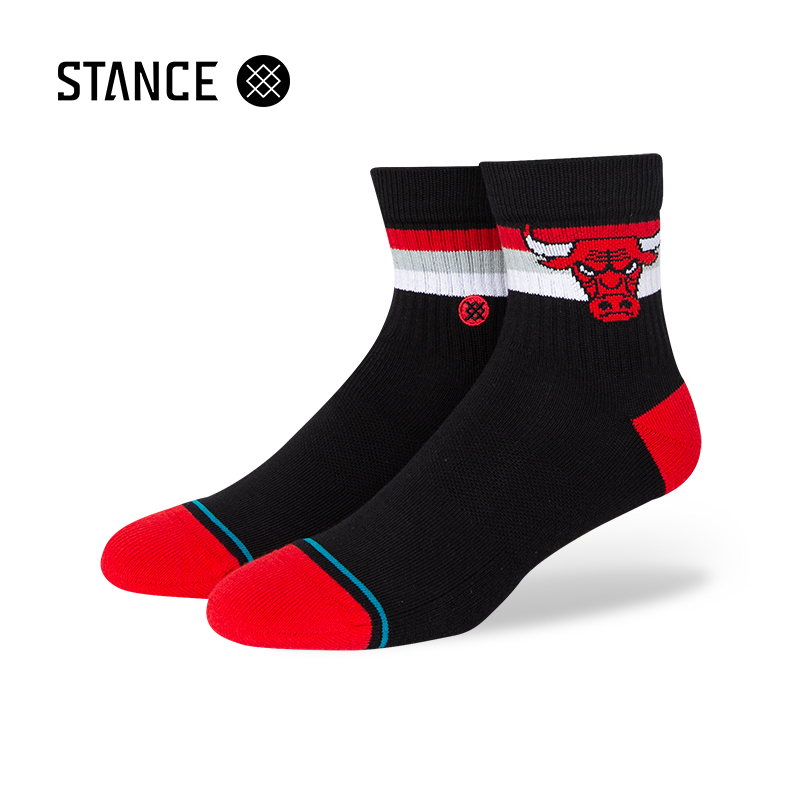 【任选3双99元】STANCE篮球袜联名经典休闲中筒袜男女透气吸汗袜