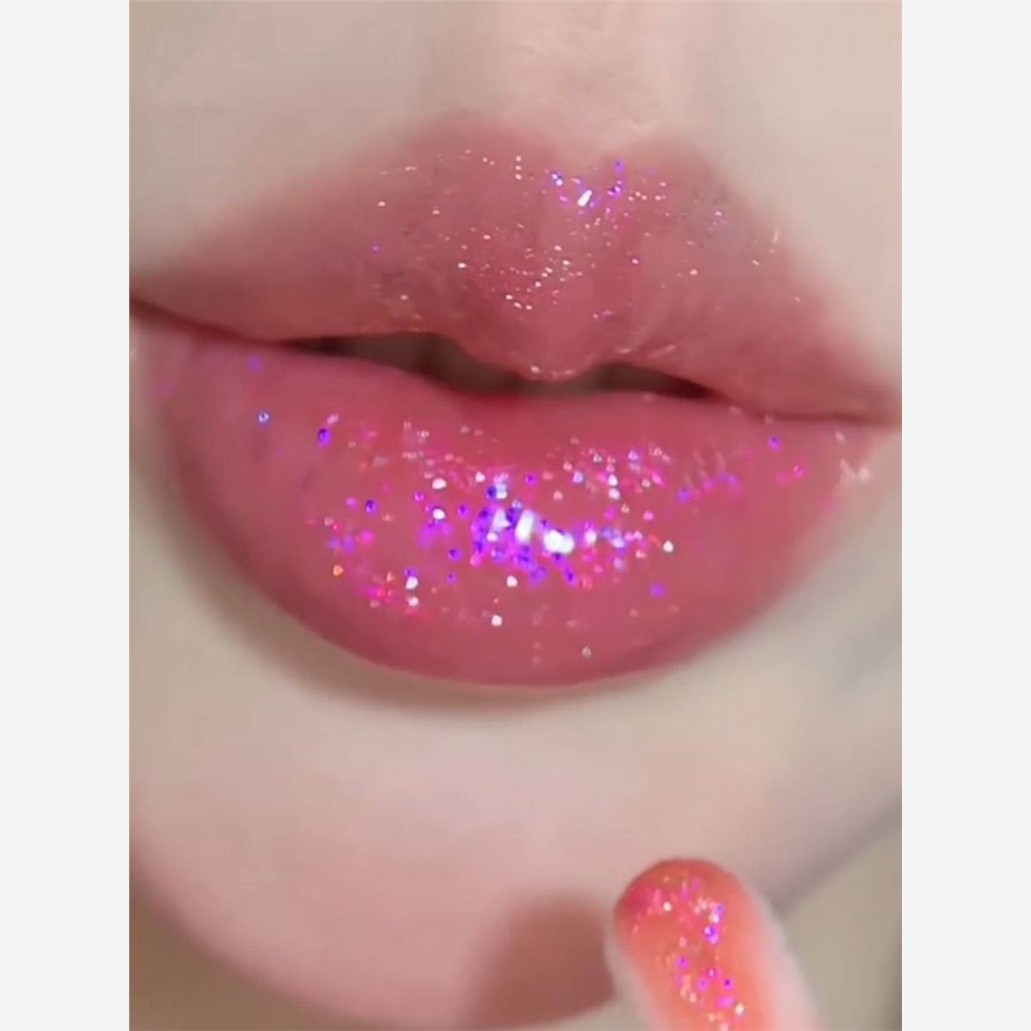 新变色龙极光钻石镜面水光泽唇釉唇彩镜子保湿不粘闪光玻璃唇彩