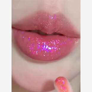 新变色龙极光钻石镜面水光泽唇釉唇彩镜子保湿不粘闪光玻璃唇彩