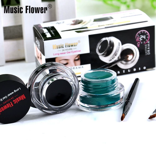 Двухцветный водостойкий черный коричневый синий карандаш для глаз, долговременный эффект, не растекается, косплей