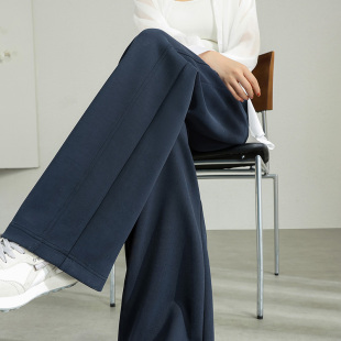 孕妇装 外穿2025新款 休闲裤 秋冬款 孕妇裤 加绒加厚阔腿裤 子春秋款