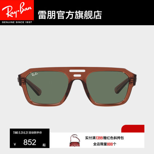 雷朋板材双梁复古太阳镜0RB4397