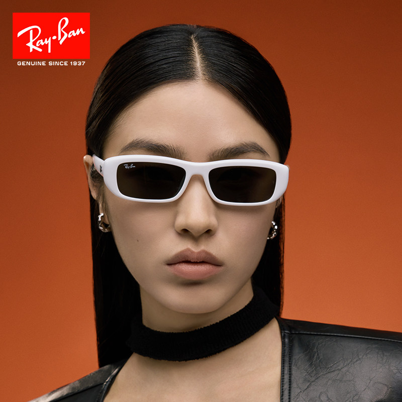 RayBan雷朋墨镜男士眼镜窄框枕形男女款太阳镜0RB4436D/0RB4421D