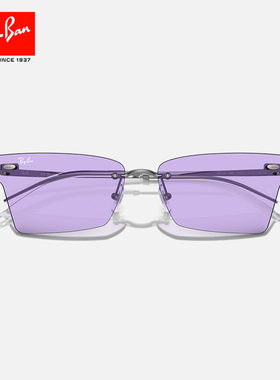 RayBan雷朋太阳镜金属太阳镜不规则形Y2K复古眼镜时尚墨镜0RB3730