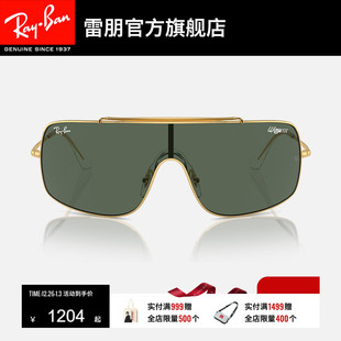 护目镜0RB3897 一片式 RayBan雷朋太阳镜金属男女同款 潮酷墨镜时尚