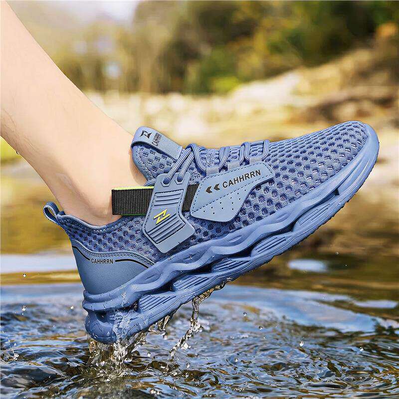 凉鞋男夏季青少年外穿运动防滑涉水溯溪夏天户外可下水沙滩洞洞鞋