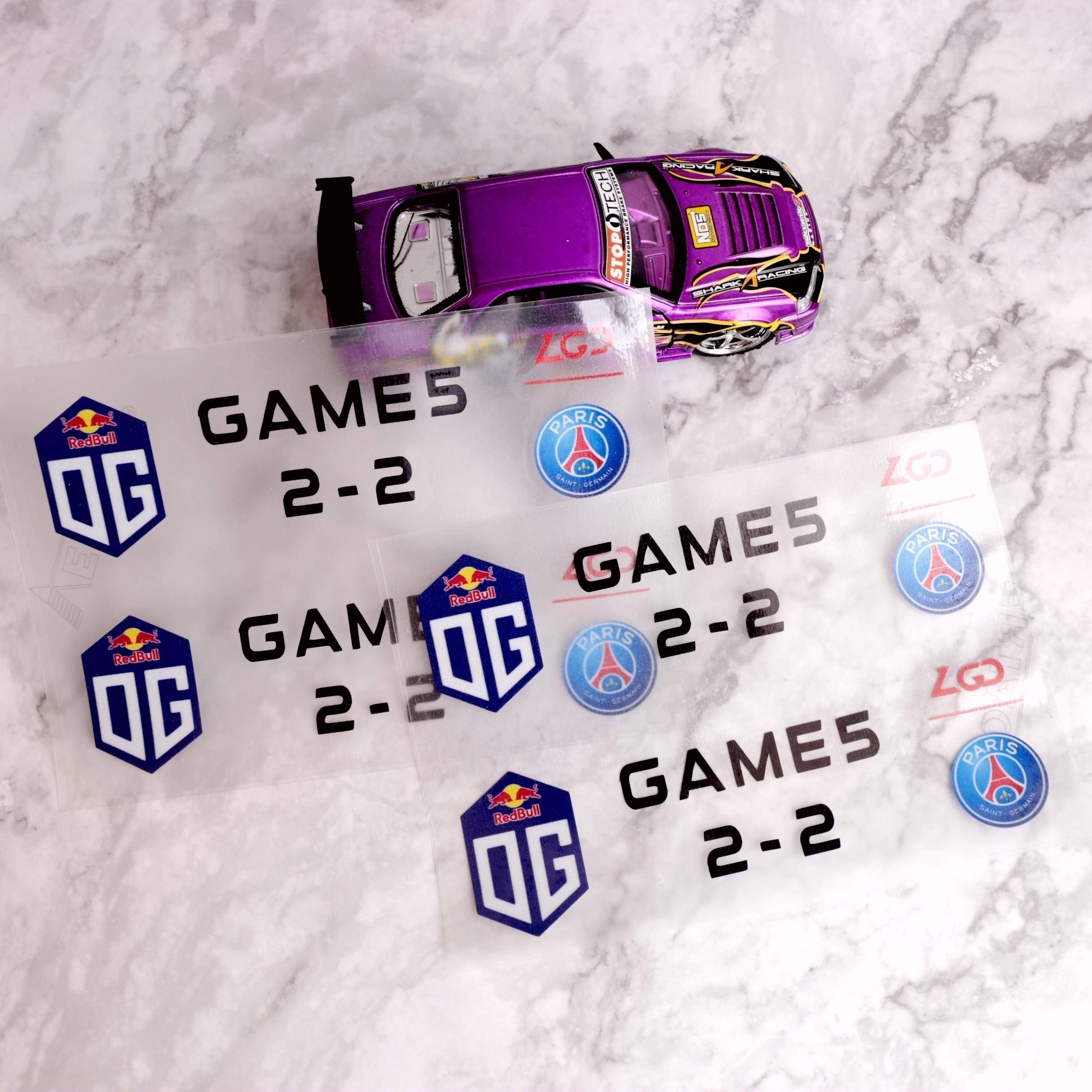 TI8 10总决赛LGD/TS/OG/AR战队决胜局PTSD恭喜og车贴dota2-2贴纸